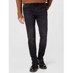 Slim Fit Jeans von lindbergh, in der Farbe Schwarz, aus Polyester, andere Perspektive, Vorschaubild