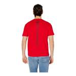 T-Shirt von Emporio Armani EA7, in der Farbe Rot, aus Baumwolle, andere Perspektive, Vorschaubild
