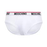 Boxershorts von Moschino, in der Farbe Weiss, aus Baumwolle, andere Perspektive, Vorschaubild