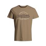 T-Shirt von jack & jones, in der Farbe Braun, aus Jersey, andere Perspektive, Vorschaubild