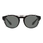 Herren-Sonnenbrille von Giorgio Armani, in der Farbe Schwarz, andere Perspektive, Vorschaubild