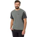 Herrenshirt von Jack Wolfskin, in der Farbe Grau, aus Polyester, andere Perspektive, Vorschaubild