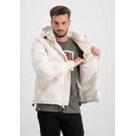 Winterjacke von alpha industries, in der Farbe Weiss, aus Geprägte, andere Perspektive, Vorschaubild