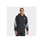 Herren-Sportjacke von adidas Sportswear, in der Farbe Schwarz, aus Polyester, andere Perspektive, Vorschaubild