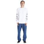 Langarm Shirt von DC Shoes, in der Farbe Weiss, aus Baumwolle, andere Perspektive, Vorschaubild