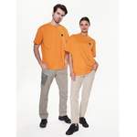 T-Shirt von Jack Wolfskin, in der Farbe Orange, aus Naturfaser, andere Perspektive, Vorschaubild