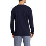 Langarm Shirt von Schiesser, in der Farbe Blau, aus Baumwolle, andere Perspektive, Vorschaubild