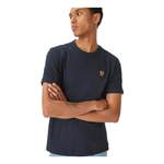 T-Shirt von Belstaff, in der Farbe Blau, aus Baumwolle, andere Perspektive, Vorschaubild