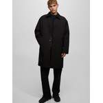 Mantel von Pull&Bear, in der Farbe Schwarz, aus Polyurethan, andere Perspektive, Vorschaubild