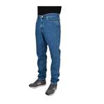 Slim Fit Jeans von Calvin Klein, in der Farbe Blau, aus Baumwolle, andere Perspektive, Vorschaubild