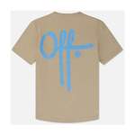 T-Shirt von Off The Pitch, in der Farbe Beige, aus Baumwolle, andere Perspektive, Vorschaubild
