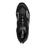 Sneaker von EA7 Emporio Armani, in der Farbe Schwarz, aus Kunststoff, andere Perspektive, Vorschaubild