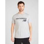 T-Shirt von New Balance, in der Farbe Grau, andere Perspektive, Vorschaubild