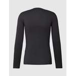 Langarm Shirt von Emporio Armani, in der Farbe Schwarz, aus Baumwolle, andere Perspektive, Vorschaubild