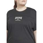 T-Shirt von Reebok, in der Farbe Schwarz, andere Perspektive, Vorschaubild