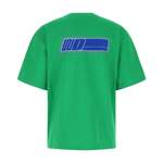T-Shirt von We11Done, in der Farbe Grün, aus Baumwolle, andere Perspektive, Vorschaubild