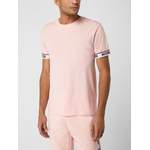 T-Shirt von Moschino Swim + Underwear, in der Farbe Rosa, aus Baumwolle, andere Perspektive, Vorschaubild