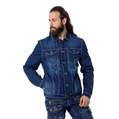 Preisvergleich für Cipo & Baxx Jeansjacke mit aufgesetzten Brusttaschen,  GTIN: 4062765335199 | Ladendirekt