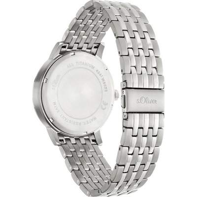 Preisvergleich für s.Oliver Herren Analog Quarz Uhr mit Edelstahl Armband  SO-3996-MM, GTIN: 4035608040291 | Ladendirekt