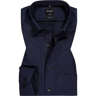 OLYMP Farbe 42 Luxor Hemd Modern Baumwolle, Fit in Preisvergleich | 0302/64/96, Blau, aus Ladendirekt für Größe der