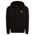 Kapuzenpullover von alpha industries, in der Farbe Schwarz, aus Polyester, Vorschaubild