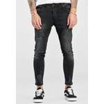 Slim Fit Jeans von 2Y Premium, in der Farbe Schwarz, andere Perspektive, Vorschaubild