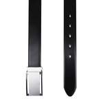 Ledergürtel von LLOYD Men’s Belts, in der Farbe Schwarz, aus Metall, andere Perspektive, Vorschaubild