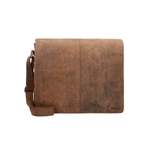 Messenger Bag von GreenLand Nature, in der Farbe Braun, aus Leder, andere Perspektive, Vorschaubild