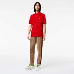 T-Shirt von Lacoste, in der Farbe Rot, aus Baumwolle, andere Perspektive, Vorschaubild