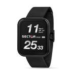 Smartwatch von Sector, in der Farbe Schwarz, aus Edelstahl, andere Perspektive, Vorschaubild