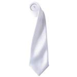 Krawatte von Premier Workwear, in der Farbe Weiss, andere Perspektive, Vorschaubild