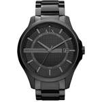 Herren-Armbanduhr von Emporio Armani, in der Farbe Schwarz, aus Edelstahl, andere Perspektive, Vorschaubild