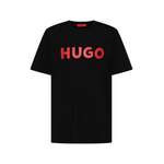 T-Shirt von HUGO, in der Farbe Schwarz, aus Baumwolle, andere Perspektive, Vorschaubild