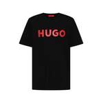 T-Shirt von HUGO, in der Farbe Schwarz, aus Baumwolle, Vorschaubild