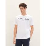 T-Shirt von Tom Tailor, in der Farbe Weiss, aus Baumwolle, andere Perspektive, Vorschaubild