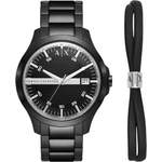 Herren-Armbanduhr von Armani Exchange, in der Farbe Schwarz, aus Metall, andere Perspektive, Vorschaubild