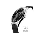 Herren-Armbanduhr von Bering, in der Farbe Schwarz, aus Edelstahl, andere Perspektive, Vorschaubild