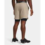 Sportshorts von Under Armour, in der Farbe Braun, aus Polyester, andere Perspektive, Vorschaubild