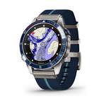 Smartwatch von Garmin, in der Farbe Silber, aus Glas, andere Perspektive, Vorschaubild