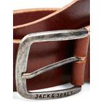 Ledergürtel von jack & jones, in der Farbe Schwarz, aus Leder, andere Perspektive, Vorschaubild