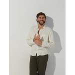 Herrenhemd von ABOUT YOU x Alvaro Soler, in der Farbe Weiss, aus Viskose, andere Perspektive, Vorschaubild