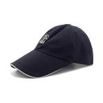 Baseball Cap von BRUNELLO CUCINELLI, in der Farbe Blau, aus Mikrofaser, andere Perspektive, Vorschaubild