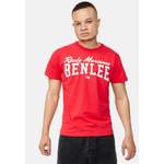 T-Shirt von Benlee Rocky Marciano, in der Farbe Rot, andere Perspektive, Vorschaubild