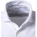 Herrenhemd von Olymp, in der Farbe Weiss, aus Jersey, andere Perspektive, Vorschaubild
