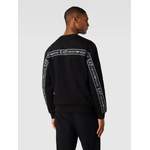 Sweatshirt von EA7 Emporio Armani, in der Farbe Schwarz, aus Textil, andere Perspektive, Vorschaubild