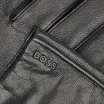 Herren-Handschuh von Boss, in der Farbe Schwarz, aus Leder, andere Perspektive, Vorschaubild