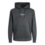 Kapuzenpullover von jack & jones, in der Farbe Grau, aus Polyester, Vorschaubild