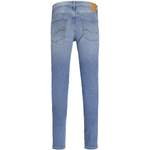 Slim Fit Jeans von jack & jones, in der Farbe Blau, aus Polyester, andere Perspektive, Vorschaubild