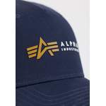 Trucker Cap von alpha industries, in der Farbe Blau, aus Baumwolle, andere Perspektive, Vorschaubild