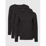 Langarm Shirt von Tommy Hilfiger, in der Farbe Schwarz, aus Baumwolle, Vorschaubild